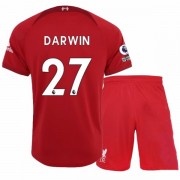 Fussball Trikotsatz Kinder Liverpool 2022-23 Darwin Núñez 27 Heimtrikot..